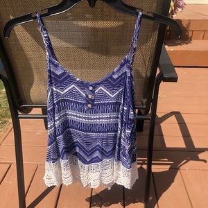 Rue 21 Blue Tank (part of set)